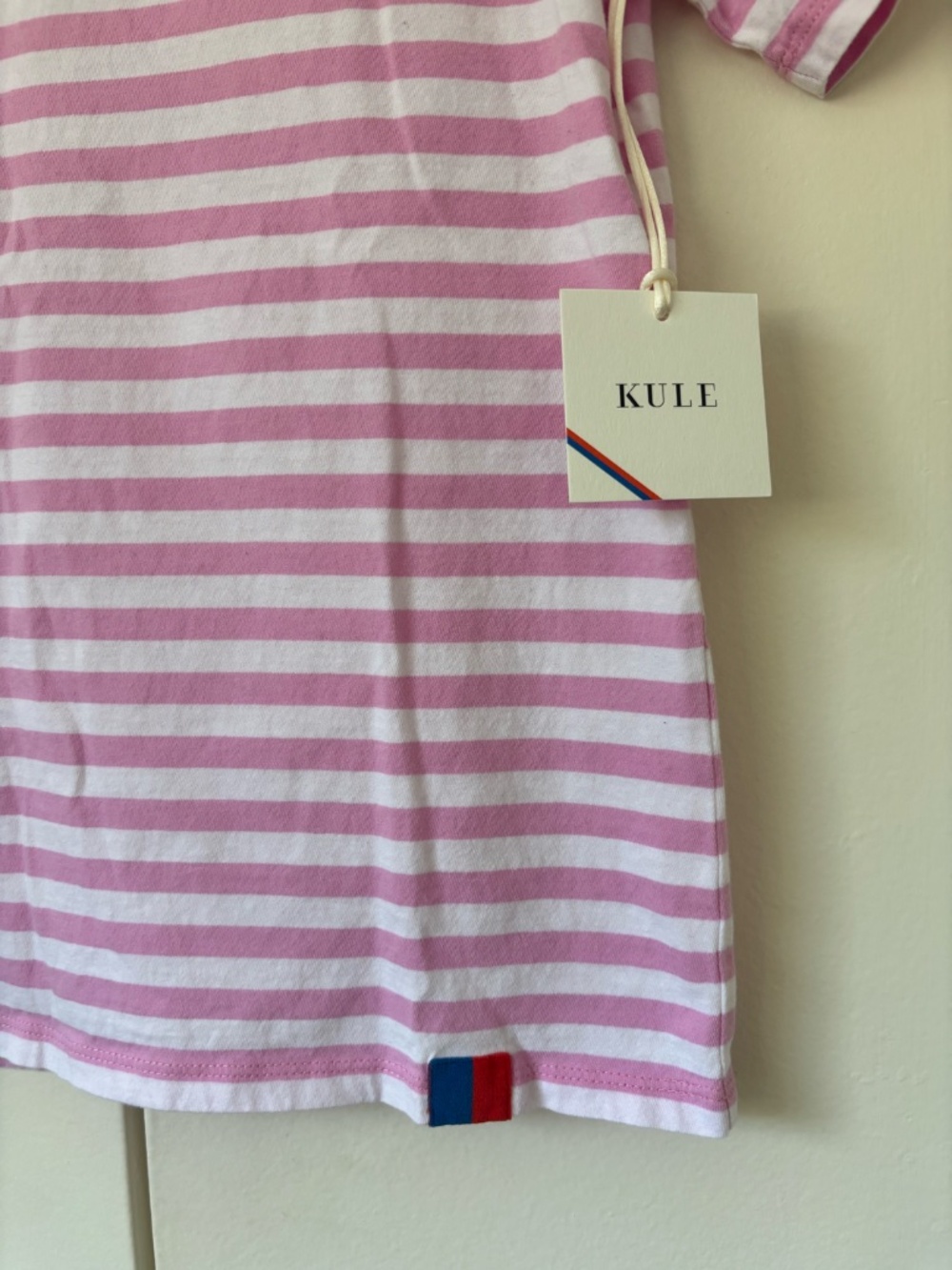 NWT Kule striped pink short sleeve t-shirt - Picture 3 of 5